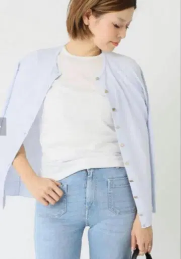 Deuxieme Classe FF30 GIZA 크루넥 가디건