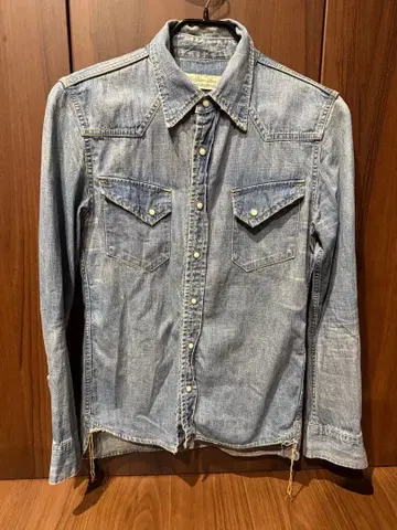 레미 릴리프 데님 셔츠 M