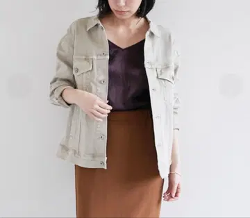 야누크 오버 사이즈 데님 자켓