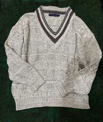 새상품급 E'SHOP 스웨터 V넥 L 일본제 이세탄 구매