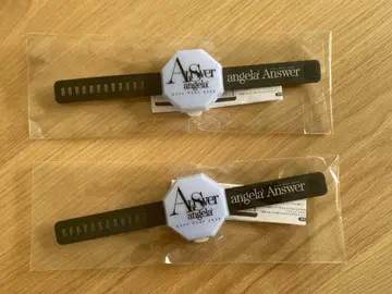 미개봉 새상품 angela Answer LED 러버 팔찌 2세트