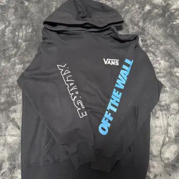 VANS XLARGE 콜라보 후드티 블랙