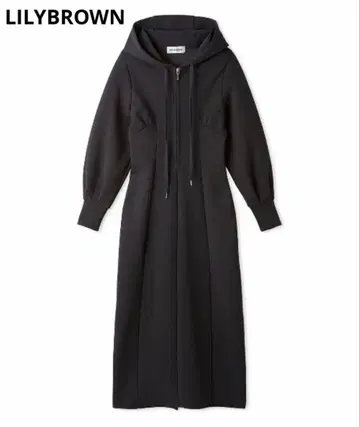 [ 새상품급 ] LILYBROWN 본딩 후디 원피스 차콜 그레이