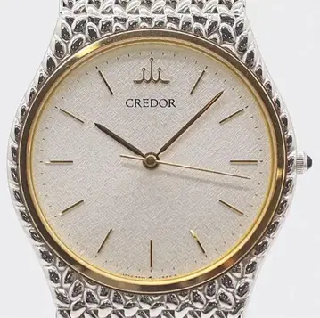 CREADOR 아날로그 손목시계 실버/골드