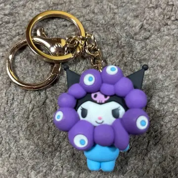 간사이 만박 산리오 미야쿠미야쿠 입체 마스코트 컬러 키링 쿠로미