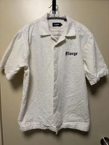 X-large 반팔 셔츠 화이트 S