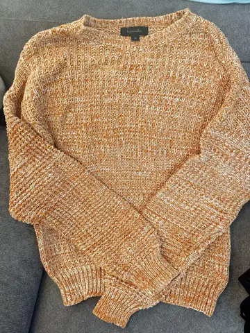 karen walker 100% 실크 니트 스웨터 US2