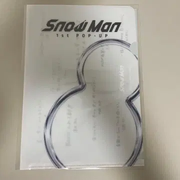 SnowMan 1st popup 타이베이 미니 포스터