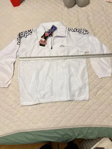 Kappa 화이트 나일론 자켓 L 사이즈