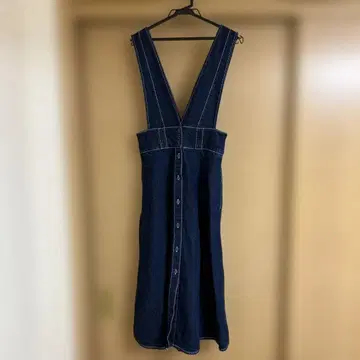 ZARA 데님 오버롤 스커트 M