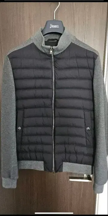 HERNO 헬노 다운 자켓 블랙/그레이 48