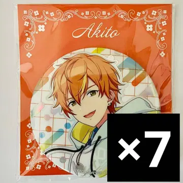 금박 캔뱃지 상 하피콜 복권 세트 캔뱃지 시노노메 아키토 아키토 F