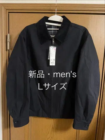 유니클로 집업 숏 블루종 2025년제 블랙 L 사이즈 새상품