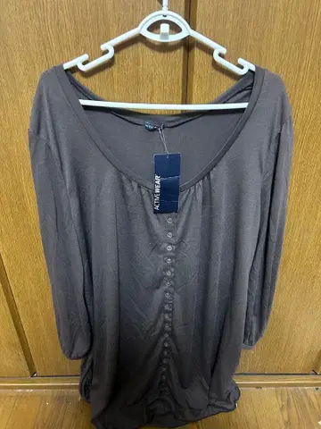 ACTIVE WEAR 브라운 튜닉 7l