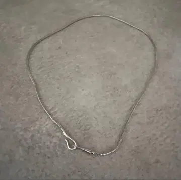 y2k grunge 심플 럭셔리 실버 스네이크 체인 목걸이