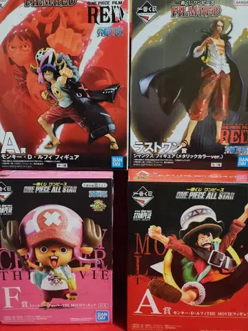 원피스 초파 루피 샹크스 피규어 제일복권 4종