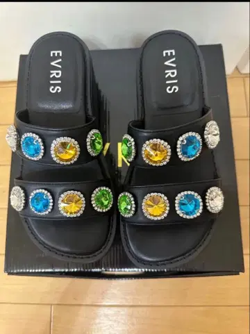 EVRIS 비쥬 디자인 플랫폼 샌들 S 사이즈