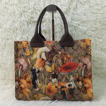 [ 미사용 ] 긴자 요시노야 백 1417 멀티 프린트 토트백 멀티 컬러