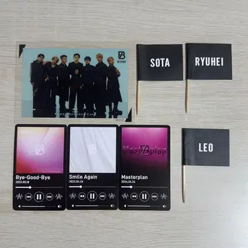 BE:FIRST 비 퍼스트 타워 레코드 콜라보 카페 혜택 7종 세트