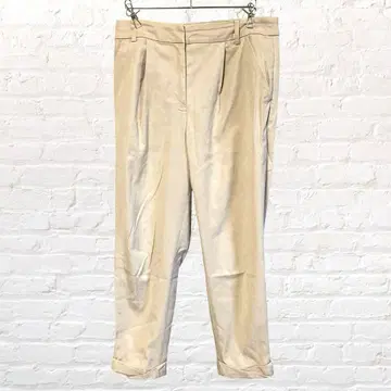 11755 내추럴 뷰티 베이직 테이퍼드 팬츠 베이지 계열 S