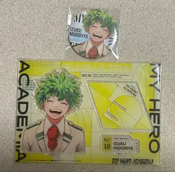 히로아카 전사 아크릴 스탠드 캔뱃지 미도리야 이즈쿠 2점