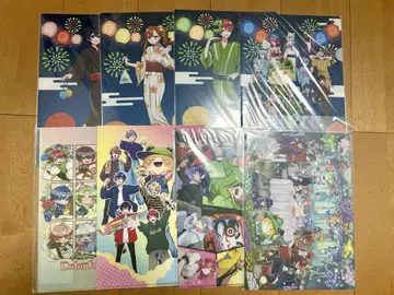 컬러풀 피치 클리어 파일 묶음 판매