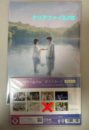 스트로베리 문 굿즈 클리어 파일 엽서 (누락 있음)