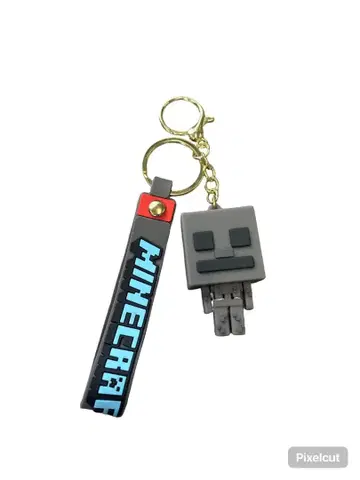 마인크래프트 키링 세트 (스켈레톤, 스티브, 크리퍼)