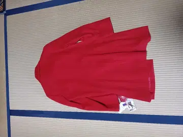 FELLINI 빨간색 롱 코트 앞면 버튼