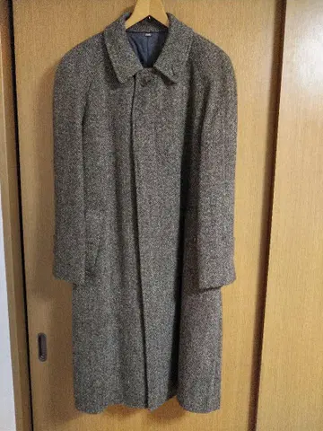 해리스 트위드 코트