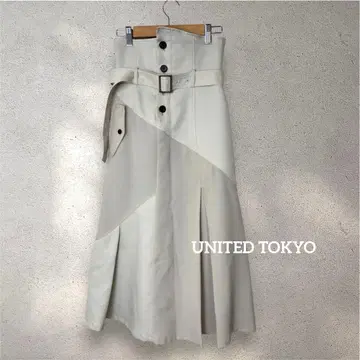 UNITED TOKYO 유나이티드 도쿄 트렌치 라이크 스커트 일본제