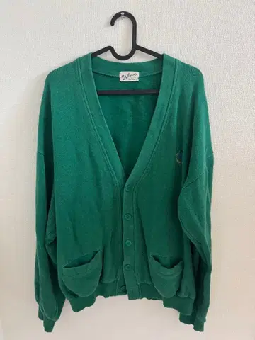 B.Vibrant 남성용 그린 가디건