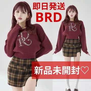 Darich 다리치 DR 비쥬 볼륨 리브 니트탑 BRD 빨간색
