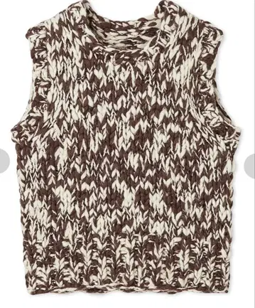 emmi 울 믹스 핸드 니트 베스트