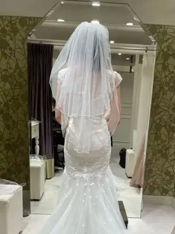 숏 기장 베일 롱 베일 베일 다운 가능 2종 세트