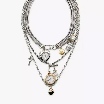 ZARA 시계&참 목걸이 3개 세트