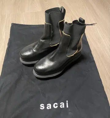 sacai 첼시 부츠 사이드 고어 첼시 부츠 37