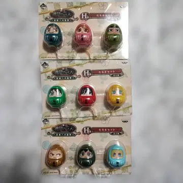 진격의 거인 자유로의 진격 1번 복권 달마 세트 3종 세트