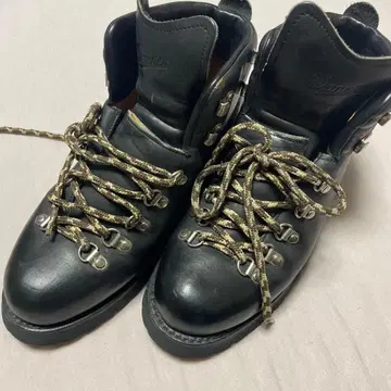 Danner 블랙 가죽 부츠 7 25cm