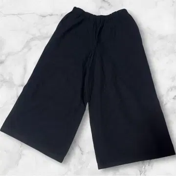 내추럴 랜드리 와이드 팬츠 릴랙스 울 가우초 팬츠