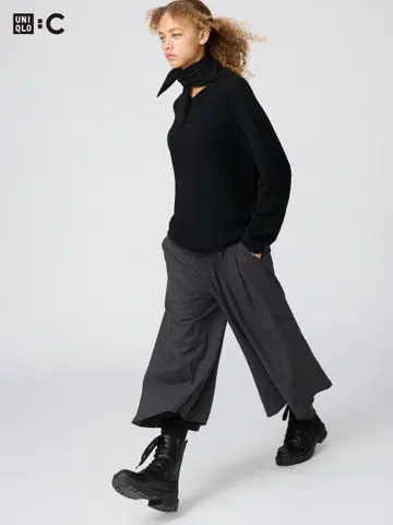 유니클로:C 큐롯 S 사이즈 그레이