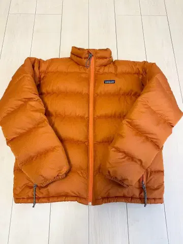 patagonia 다운 자켓 L 오렌지 피츠로이 눕시