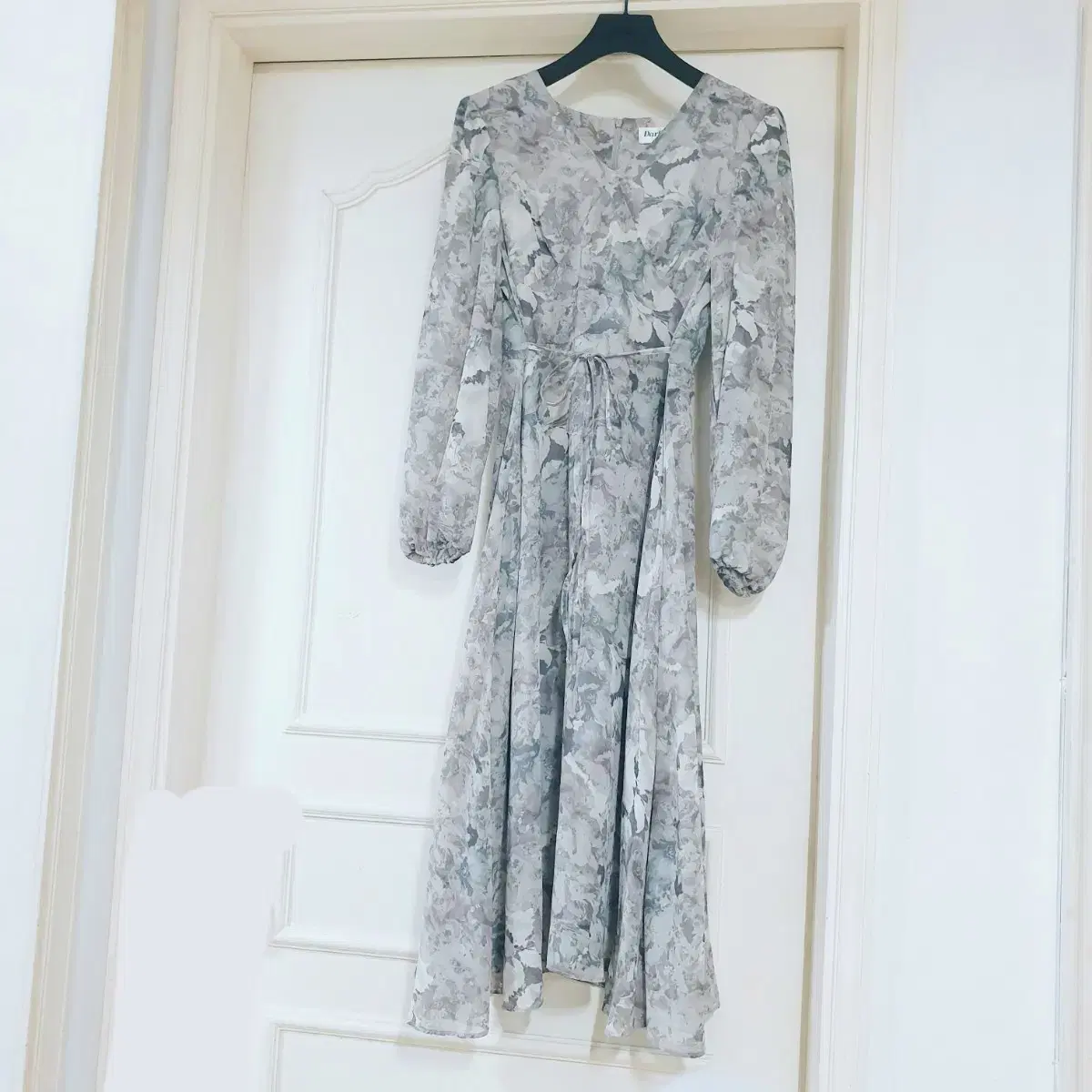 Long Onepiece, Long-sleeved Onepiece, Gaeul Onepiece, Chiffon Onepiece