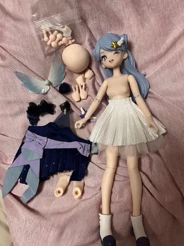 NEO EDEN TOYS 빛 마법 쌍둥이 블라인드 인형 별의 소원 캔디