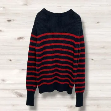 나노 유니버스 보더 니트 스웨터 1229N