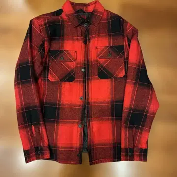 갭 GAP 옴브레 섀도우 체크 CPO 자켓 M 사이즈