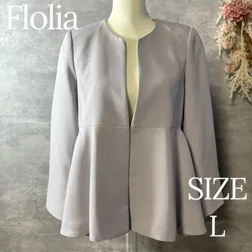 플로리아 노카라 페플럼 자켓 포멀 세레모니 빅 사이즈 L