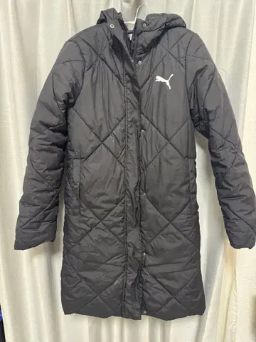 새상품급 PUMA 블랙 다운 자켓 S