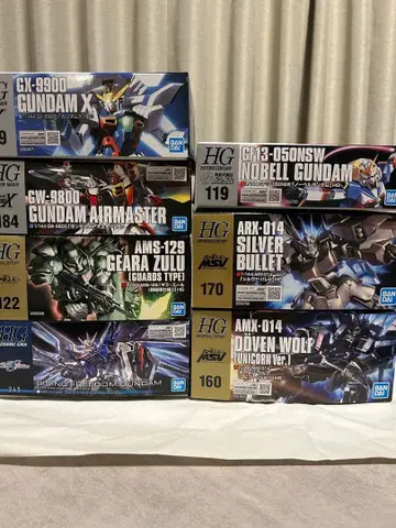 HG 건담 프라모델 7세트