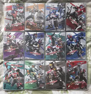 가면라이더 카부토 전 12권 DVD 세트 셀판 새상품급
